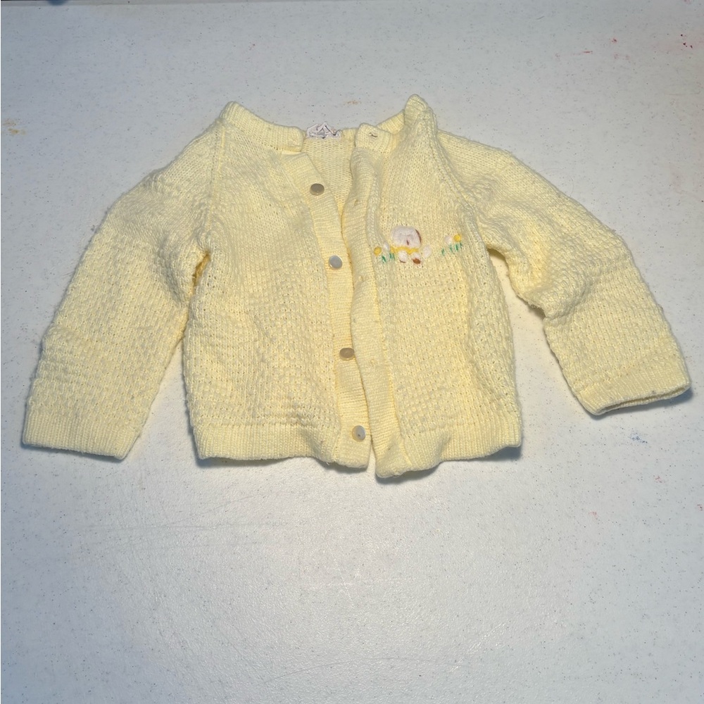 Crest Baby Yellow Knit Fabric